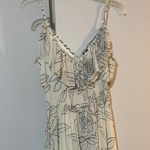 Ivory high low dress